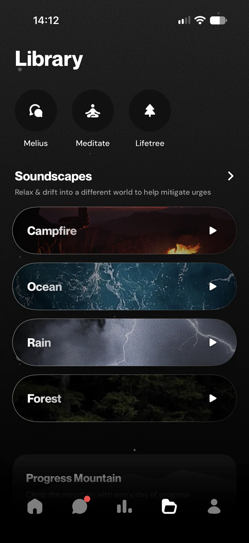 QUITTR Library: soundscapes and lessons